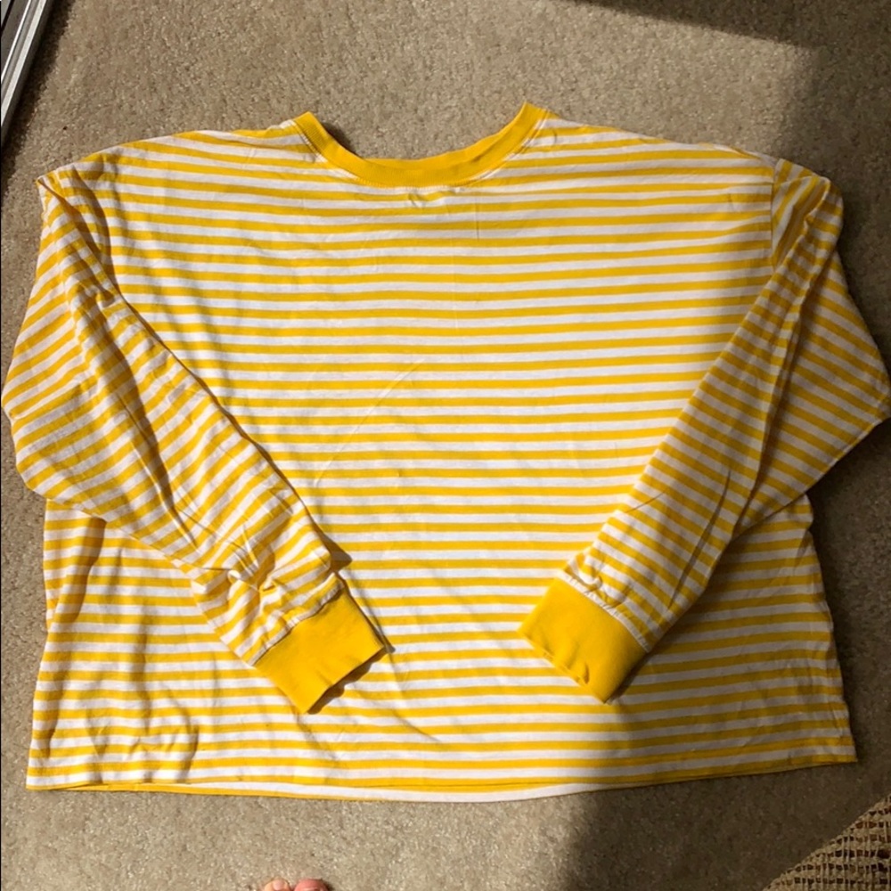Cotton Striped Longsleeve Tee